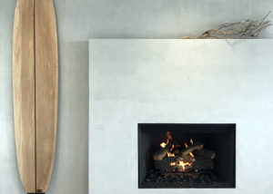 Plastered Fireplace